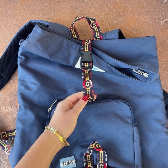 Toms navy blue backpack unisex - Picture 3 of 7